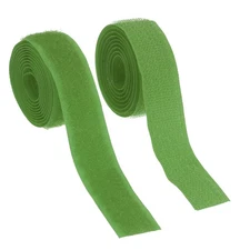 Sew on Hook and Loop Tape, 3/4 Inch Nylon Fastener Strips 1 Yards (Light Green)