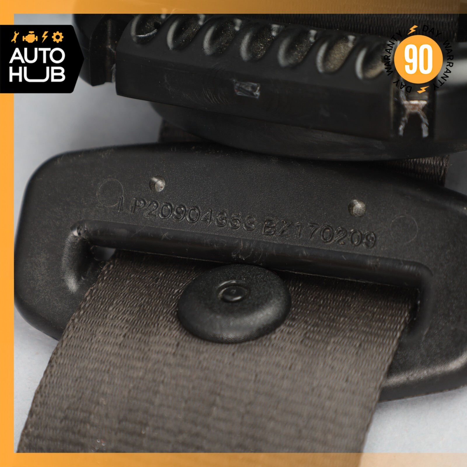 08-18 Maserati GranTurismo M145 Coupe Front Right Side Seat Belt Black OEM