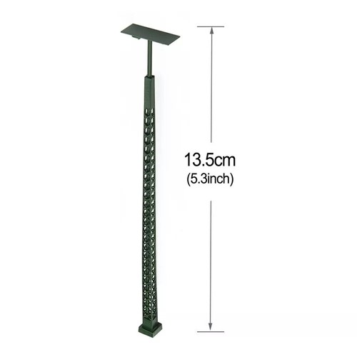 5X Modell Bahnleuchten Gittermastleuchte Spur H0 1:87 LED Licht Layout Lampen - Picture 7 of 28