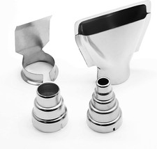 4 Pcs Heat Gun Nozzles Kit Steel Reflector Heat Resisting Accessory for Hot Air