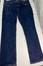 Old Navy Men's 38x32 Blue Skinny Built in Flex Dark Wash Jeans