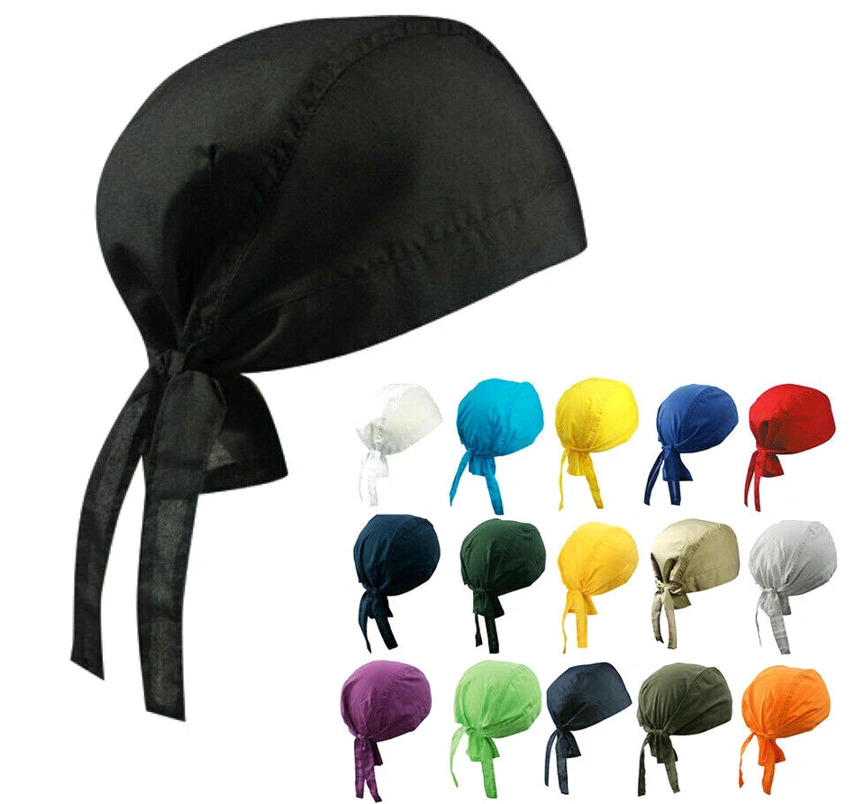 MYRTLE BEACH MB041 Bandana Hat,Trendiges Kopftuch, Biker, Piratentuch, Freizeit, Beruf, Koch