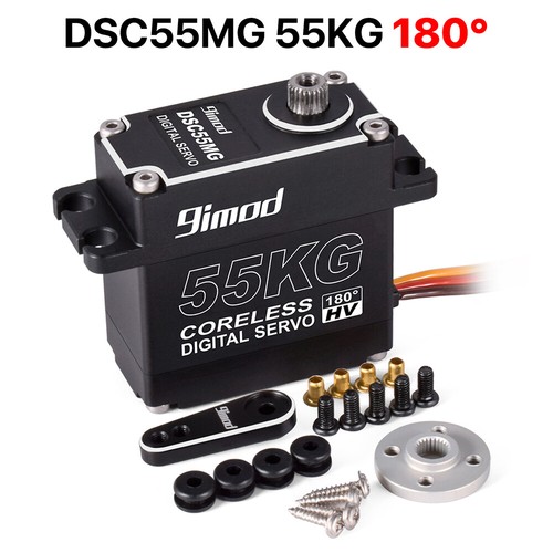 9imod 55kg Metal Gear HV Coreless Servo High Torque Magnetsensor für RC 1/8 Car - Bild 14 von 15