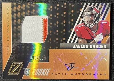 Jaelon Darden 2021 Zenith Football Rookie Patch Auto #d/199 RPA!