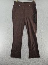 Diane Gilman DC2 Women  s Snakeskin Pull On Comfort Dress Pants Size S Stretchy