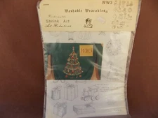 Christmas Tree Ornaments Shrink Art Washable Wearables rtis Inc./Aleene NIP