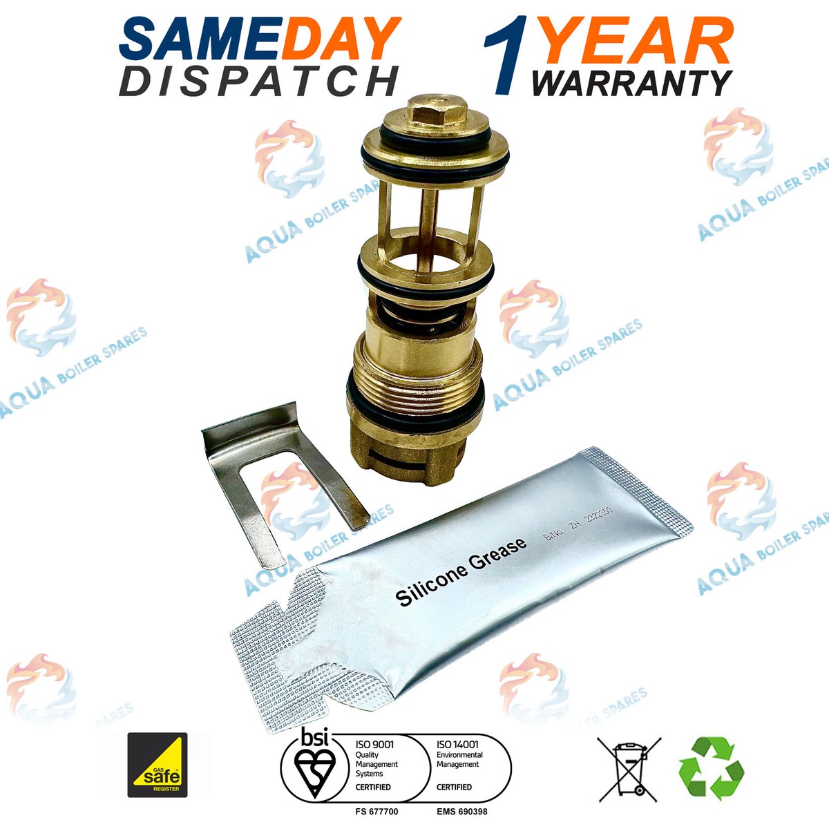 BAXI 600 RANGE 624 630 636 COMBI BOILER DIVERTER VALVE REPAIR KIT