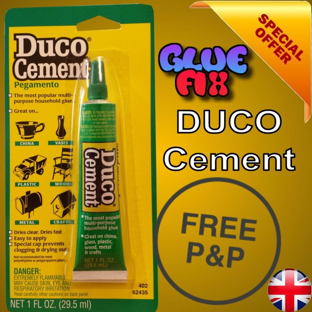 1oz Duco Cement Multi Purpose Household Glue Clear Crafts China Wood