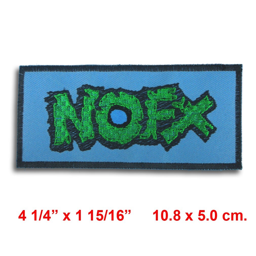 NOFX Patch Embroidered Punk Alternative Rock Hip Hop