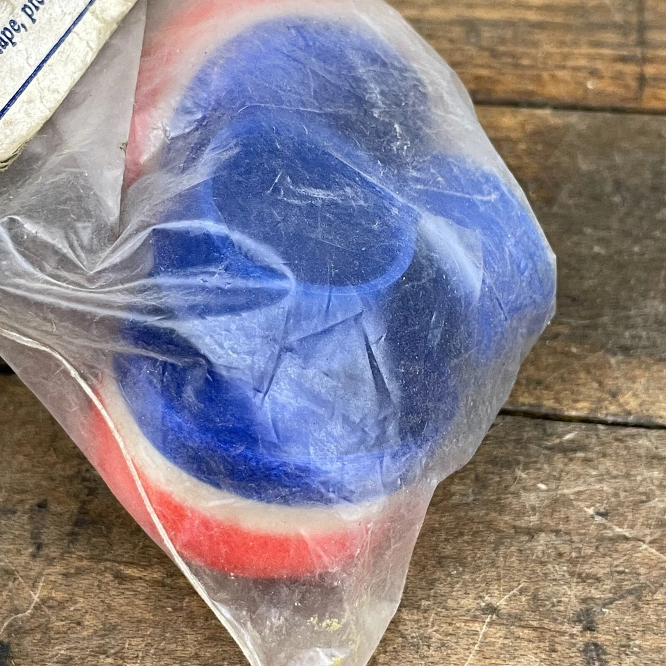 Vintage Benotto Handlebar Tape NOS Stripe Red White Blue Bar Cello New 70s 80s - Image 3 of 4