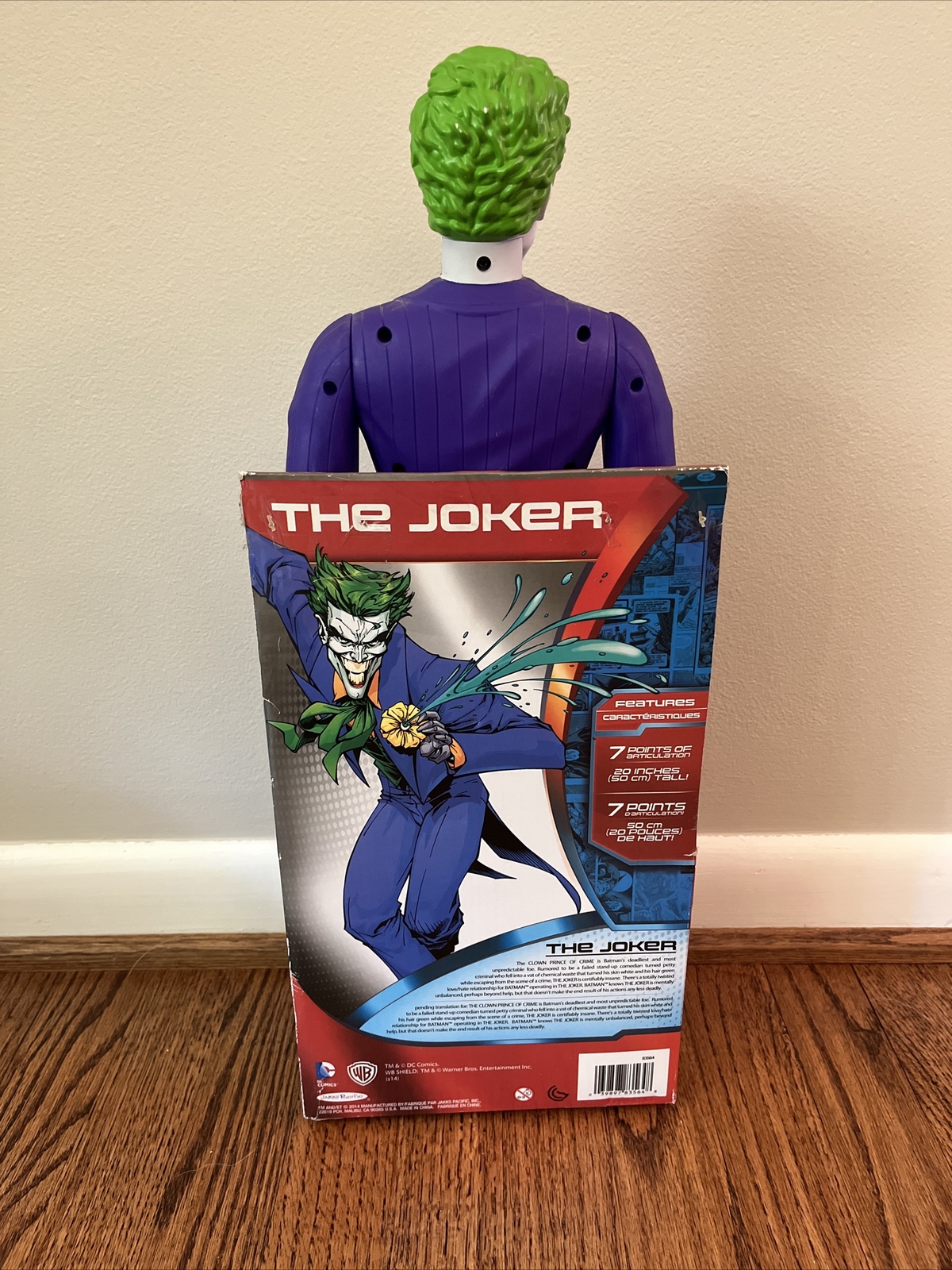 DC Universe Batman The Joker (2014) Jakks Pacific 20-Inch Action Figure NEW