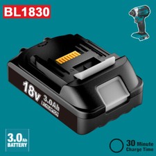 Image of For Makita BL1830 18v LXT Li-ion 3.0ah Makstar Battery Pack UK