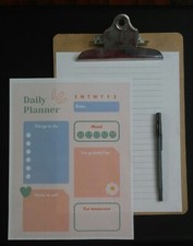 Digital Daily Planner - No Shipping Involved No waiting Access via download