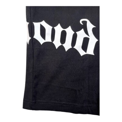 John Richmond Reuca T-Shirt En Coton Extensible Noir/Argent Foncé