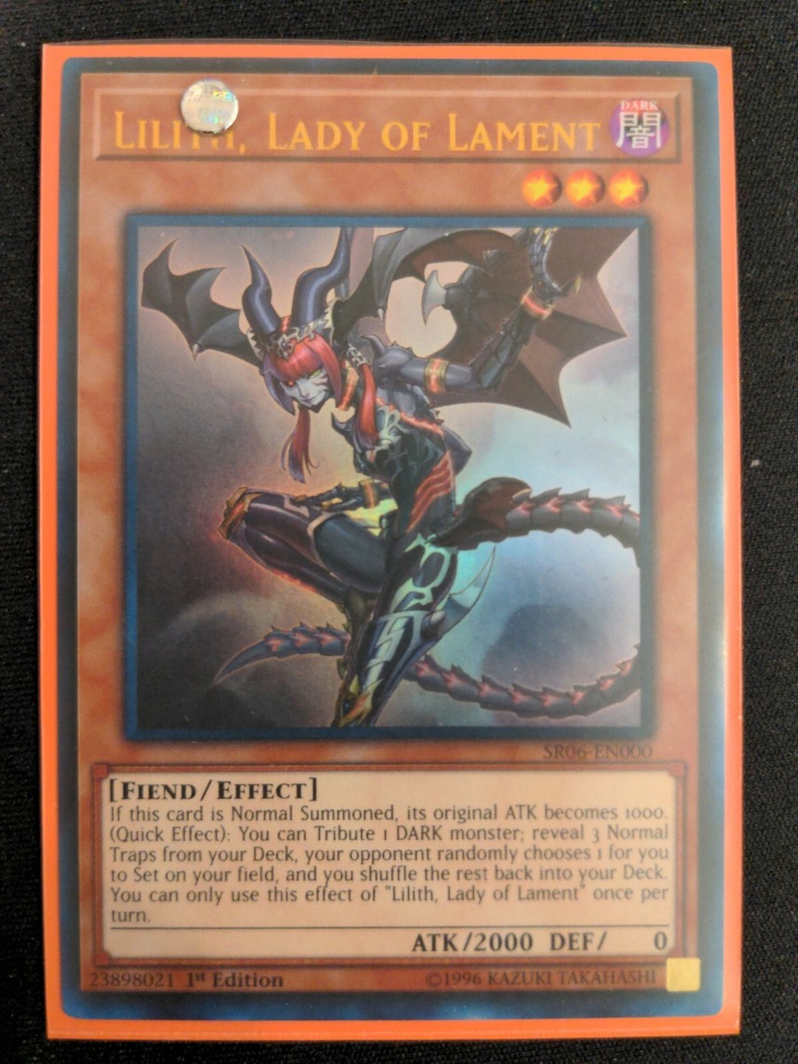 lilith lady of lament yugioh card tips Amazon.com: Lilith, Lady of Lament - TAMA-EN049 - Tactical Masters - Rare