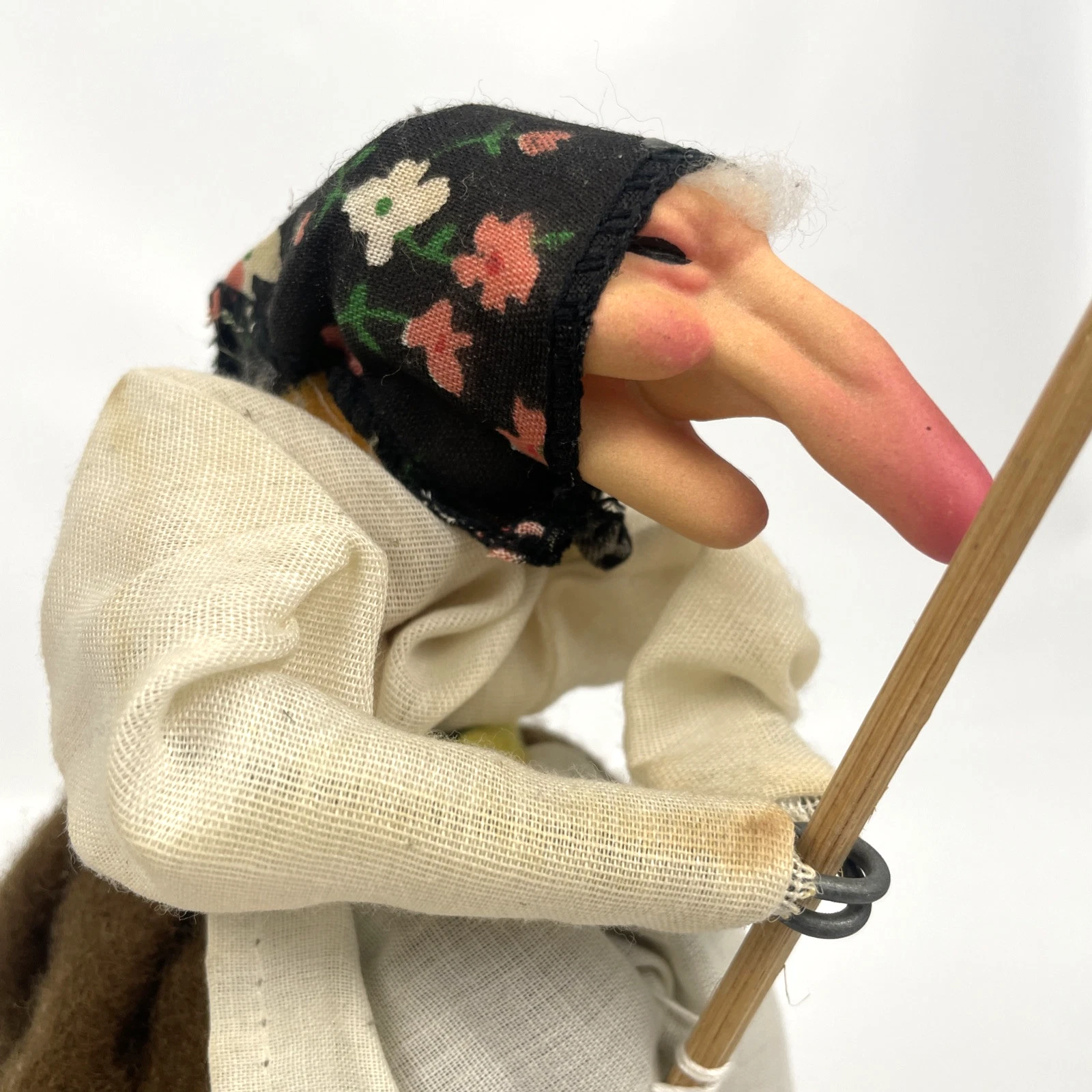  vintage scandinavian mathilda kitchen witch baba yaga hag 1970s good luck 