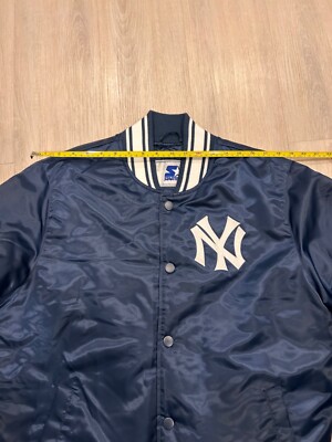 New York Mint Yankees Starter Satin Loose Fit Bomber Jacket Men