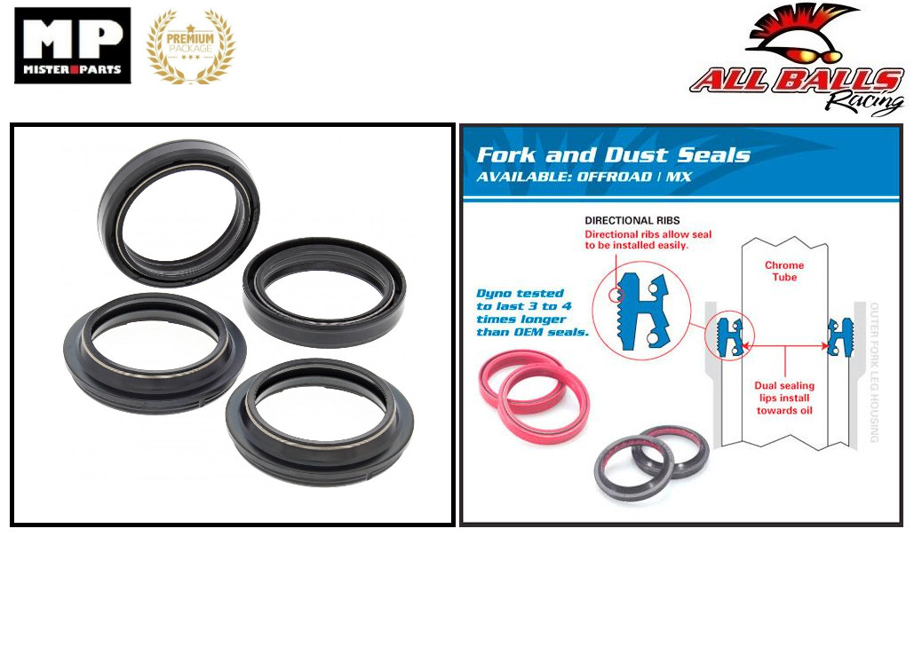 Joints spy et cache-poussière de fourche 56-137 pour Honda VFR 1200 F 2010-2014