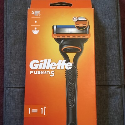 Gillette Fusion Rasierer mit 1 x 5 Klingen Rasiertechnologie & Präzisionstrimmer