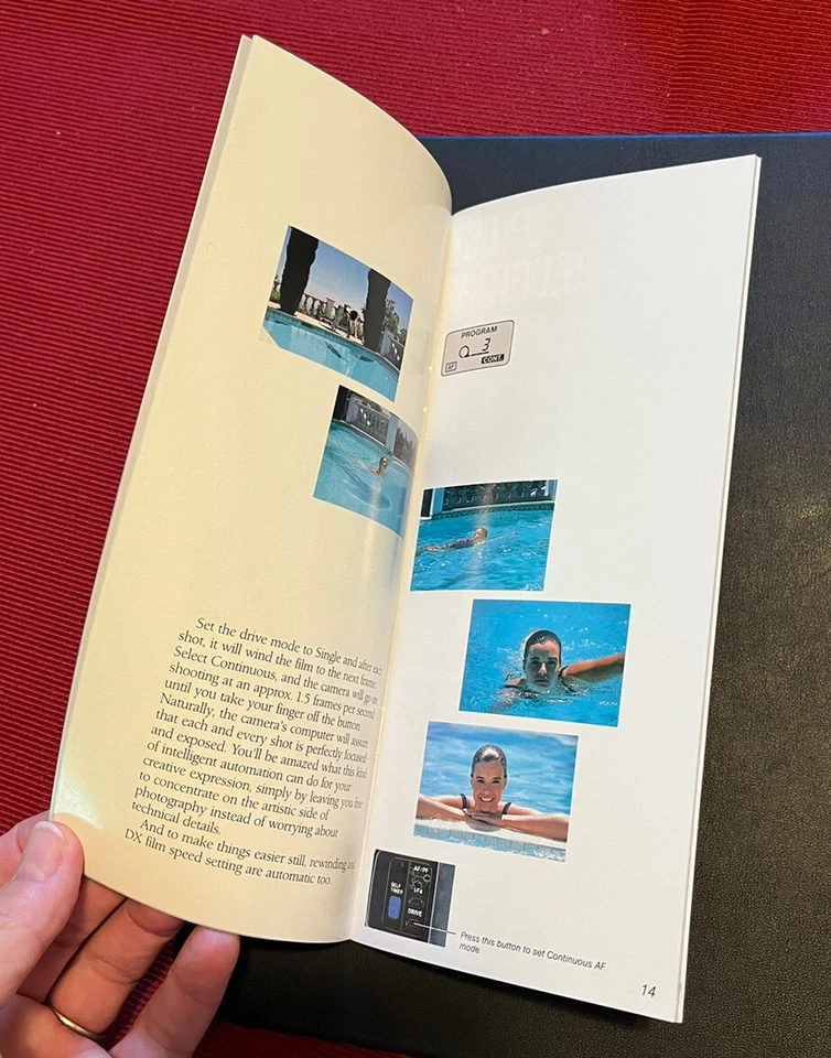 OLYMPUS OM 77AF SLR BRILLIANT AUTO FOCUS OPERATING Camera Instruction Guide - Image 3 of 4