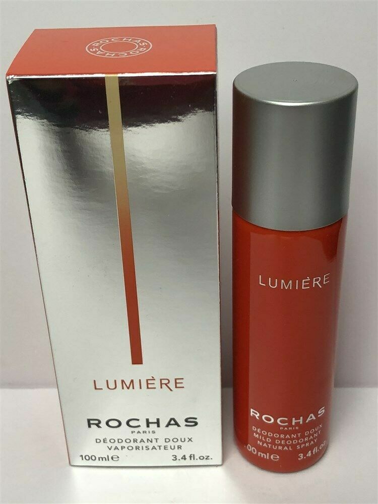 Rochas Lumiere Deodorant 100ml Naturale Spray New & Rara
