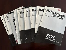 NAD Service Manuals - ORIGINALS