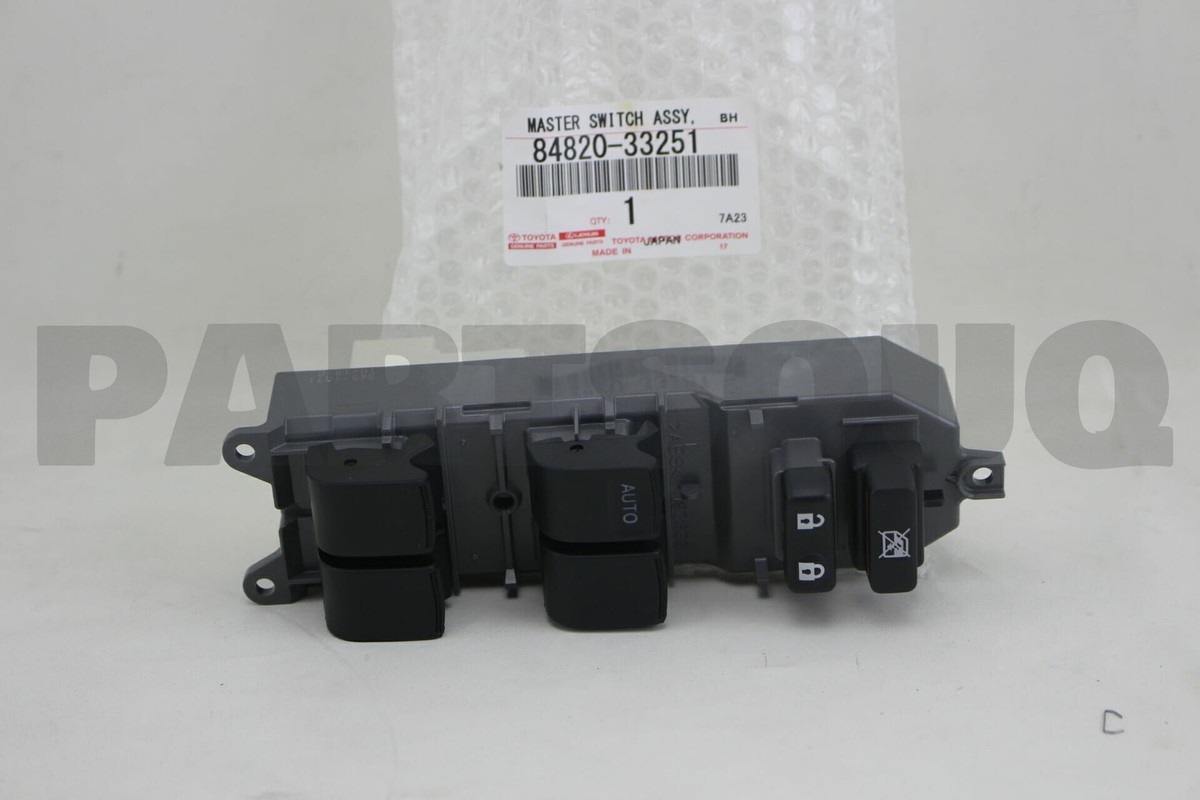 8482033251 Genuine Toyota MASTER SWITCH ASSY, POWER WINDOW