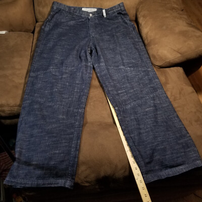 Rare Vtg Air Jordan BUTTON FLY Jeans Two3 40x34 BLACK LABEL BAGGY