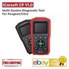 DERNIER iCarsoft CP V1 - Pour CITROEN PEUGEOT Outil Scanner Diagnostique Professionnel