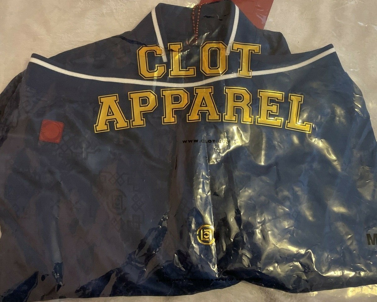 CLOT Silk Baseball Jacket Medium | eBay