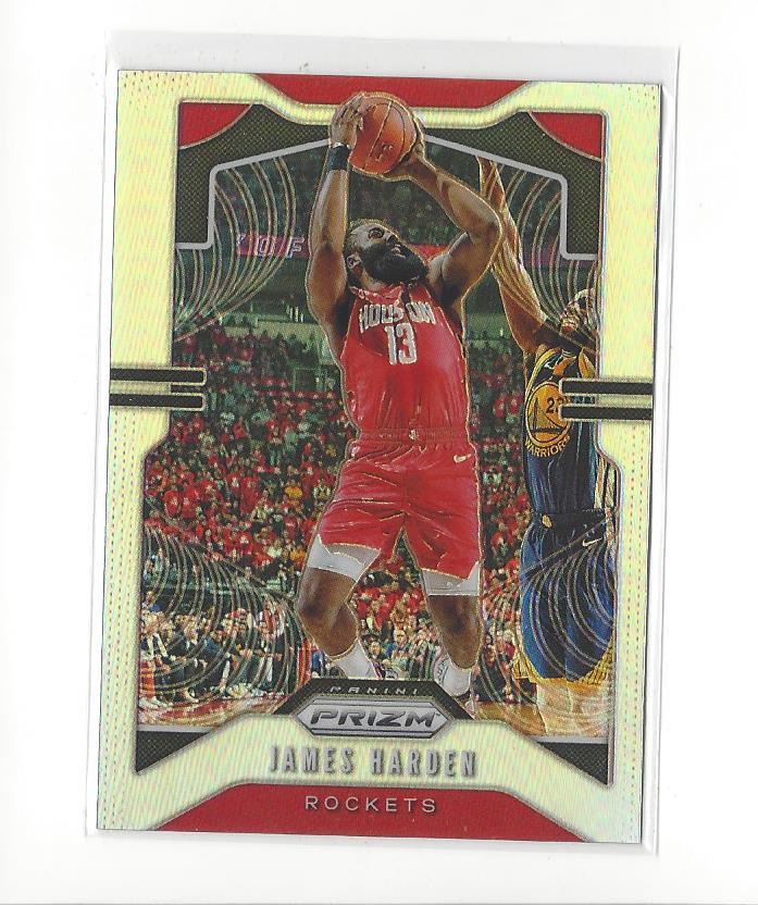 2019-20 Panini Prizm Prizms Silver #107 James Harden Rockets