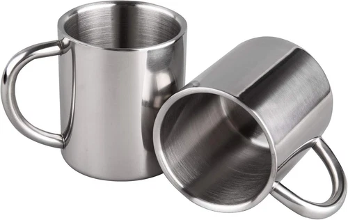 Unbreakable Mugs for Kids Double Walled Camping Coffee Mugs 7.5oz/220ml Stain...