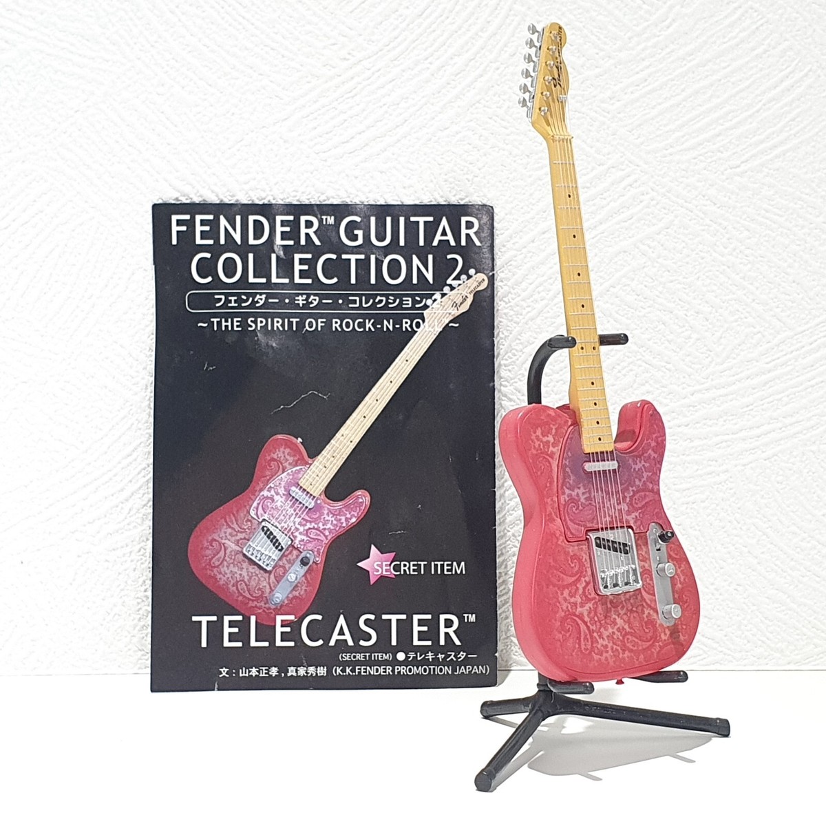 F-Toys 1/8 Guitar 1968 FENDER TELECASTER Pink Paisley Secret Chase