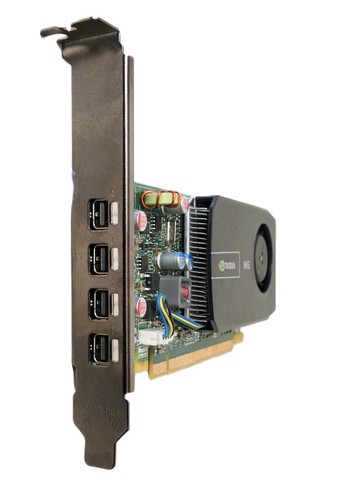 DELL 61P37 NVIDIA Quadro NVS 510 2GB DDR3 4-Port PCIe Video Graphics Card - Picture 4 of 10