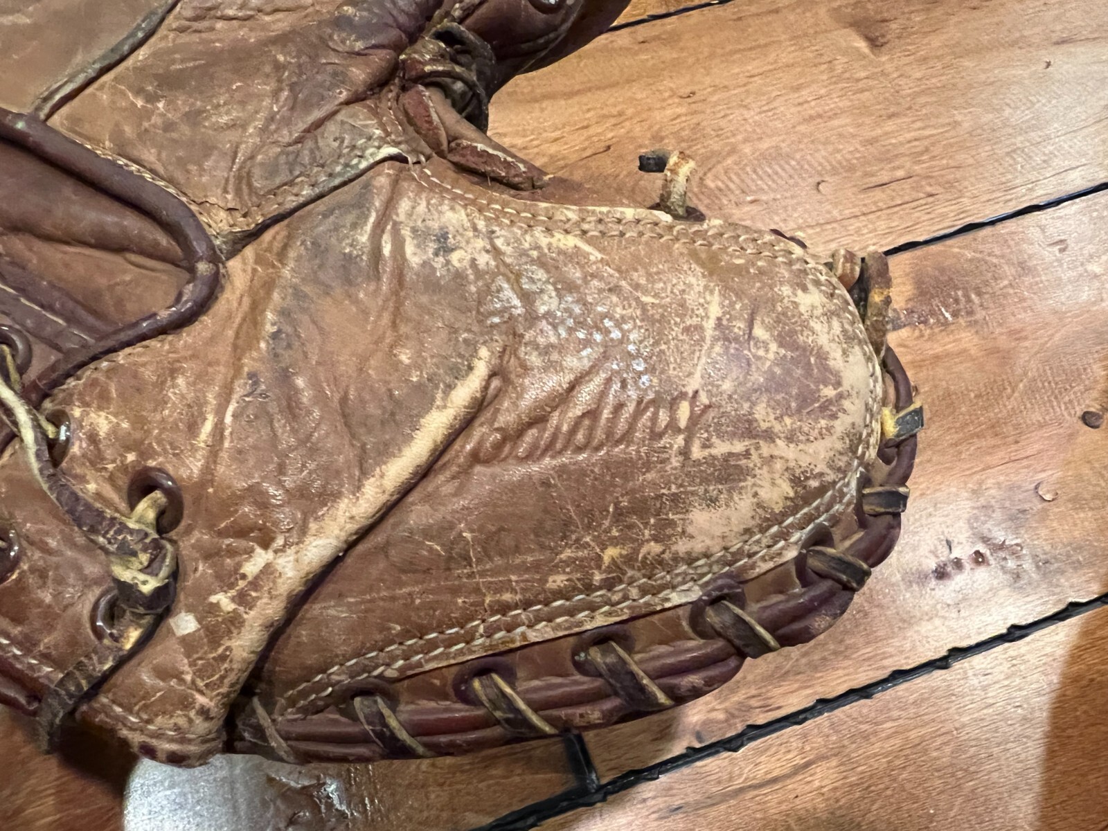 VINTAGE YOGI BERRA SPALDING CATCHERS MITT BASEBALL GLOVE eBay