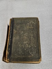 Monroe's Sixth Reader. 1872 antique textbook. Acceptable.