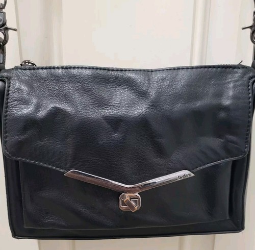 Botkier Valentina Black Leather Crossbody Bag Retails $228