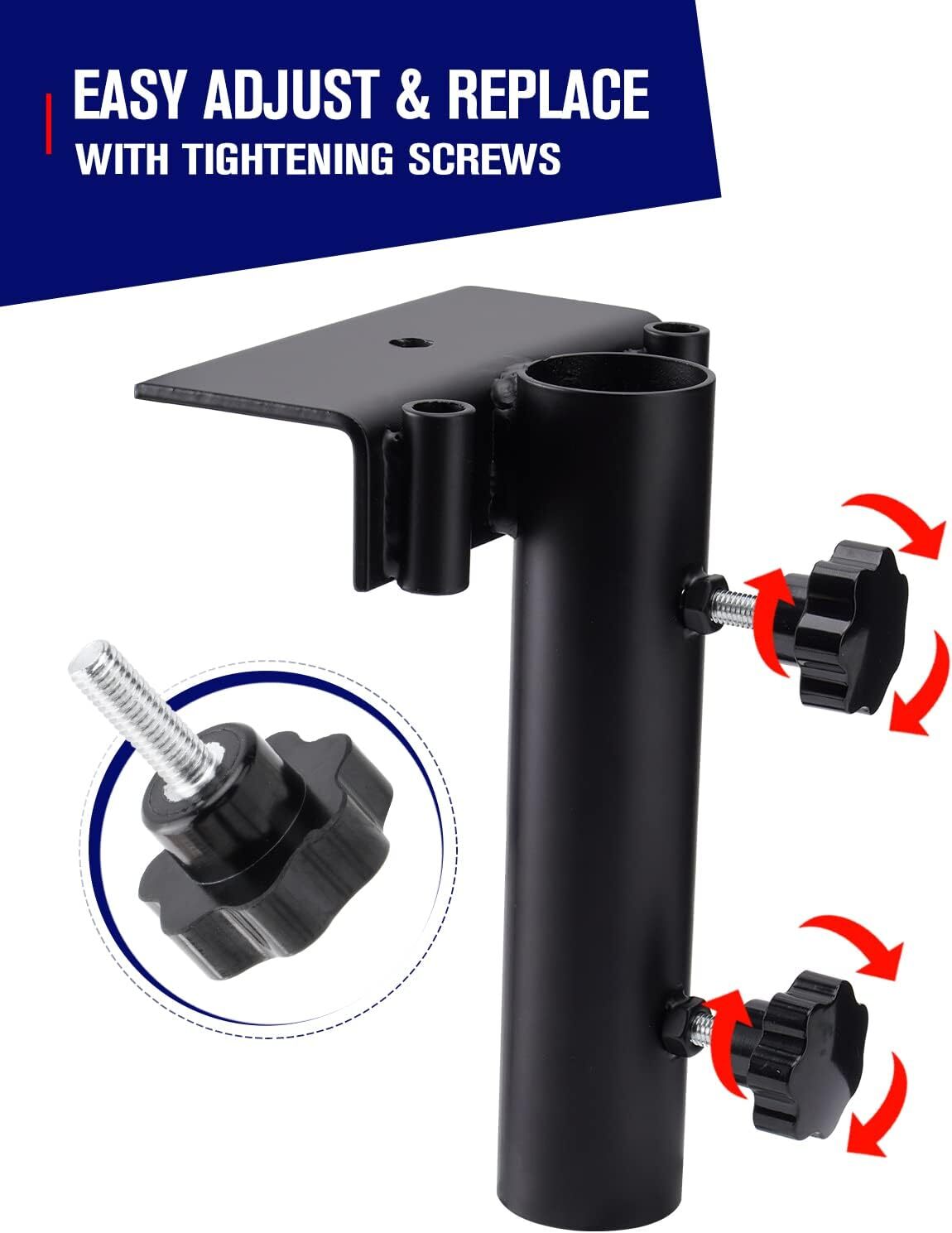 Universal Heavy Duty Bed Rail Side Flag Pole Mount Flagpole Holder