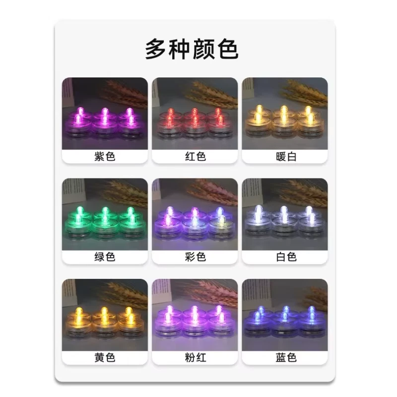 Sourcing Map Submersible Bright LED Tea Light, Warm White - View #11