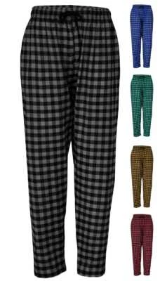 New Premium 100%Cotton Mens Women Pyjamas Bottoms Lounge Trouser Sleepwear