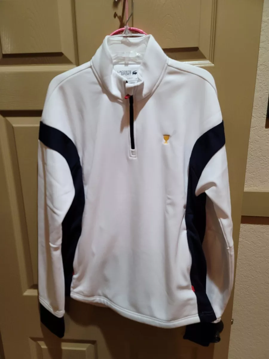 men lacoste fleece jacket President Cup size XL eBay