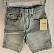 Lucky Brand Boys Classic Fit Denim/Jean Shorts Boys Blue 4/5 NWT