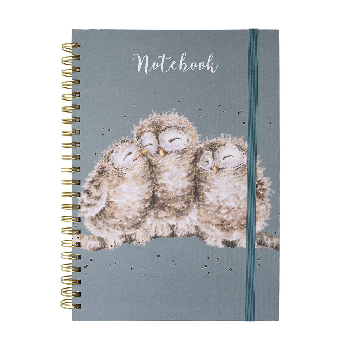 Wrendale Designs Owlets A4 Ring Bound Notebook Stationery Accessory For The Home