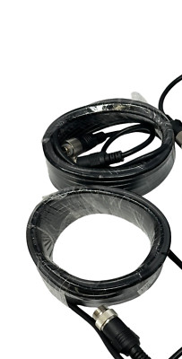 Lot of 2 Safety Vision SVS-5MMF 5m Extension Cable 4-Pin Threaded DIN