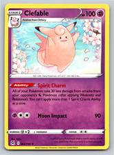 Clefable 063/196 Rare Lost Origin Pokemon Card - NM Near Mint