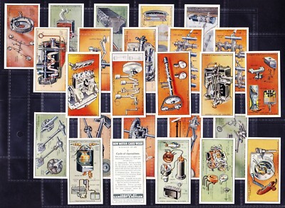 Lambert & Butler WIE MOTOR AUTOS FUNKTIONIEREN 1931 25er Set *sehr guter/top Zustand*