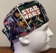 Star Wars Comic Book Scrub Hat Chemo Cap