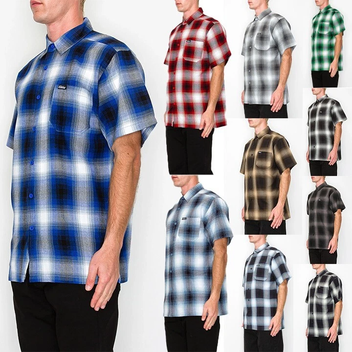 Victorious Men's Old School Plaid Flannel Short Sleeve Shirts VS-SS30
Opens in a new window or tab