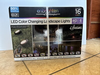 Enbrighten LED Color-Changing Landscape 40ft And 6 Light  16 Colors