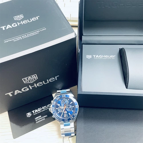 Tag Heuer Formula 1 Chronograph 43mm Blue Dial Quartz Men's Watch CAZ1014.BA0842 - Picture 9 of 9